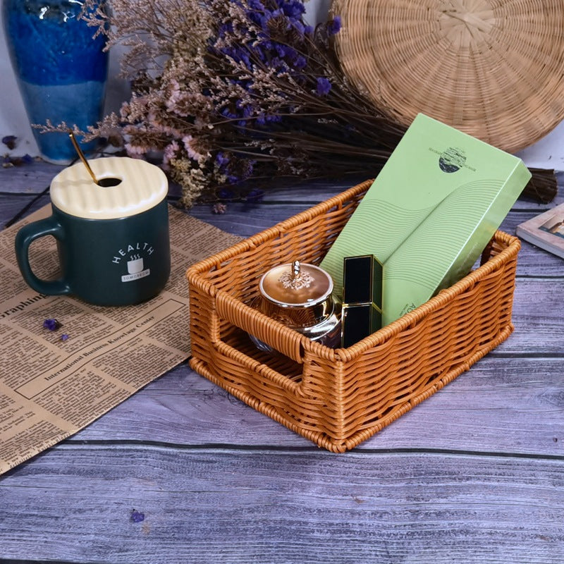 Damen elegantes geflochtenes Aufbewahrungskorb-Set Brehn