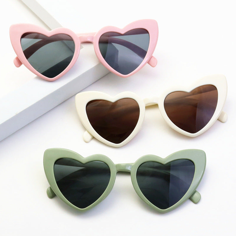 Herzförmige Retro-Sonnenbrille Brehn