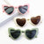 Herzförmige Retro-Sonnenbrille Brehn