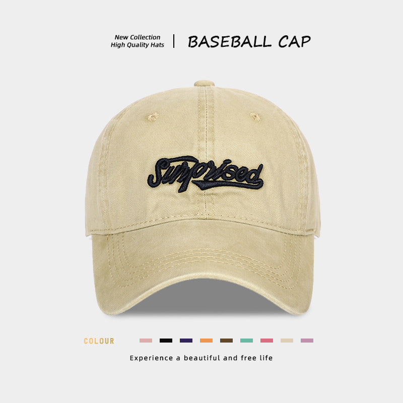 Bestickte Statement Baseballmütze