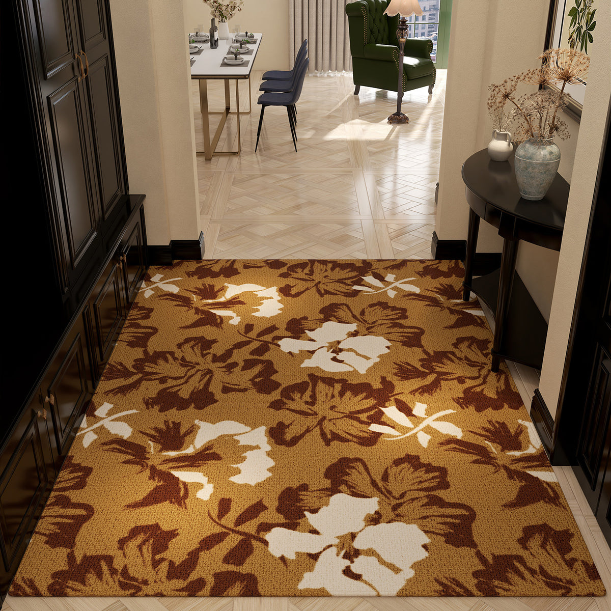 Luxuriöser Floral-Muster-Teppich Brehn