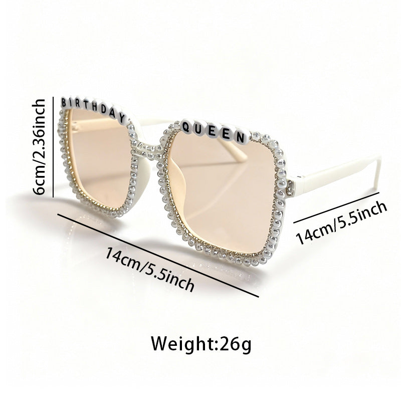 Statement Perlenverzierte Sonnenbrille Brehn