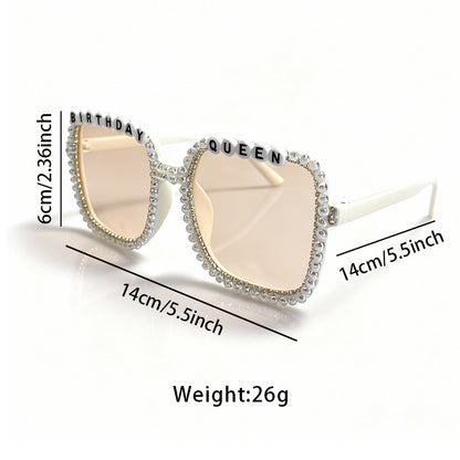Statement Perlenverzierte Sonnenbrille Brehn