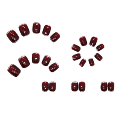 Dekorative Glitzer-Nagelkunst-Tipps Brehn