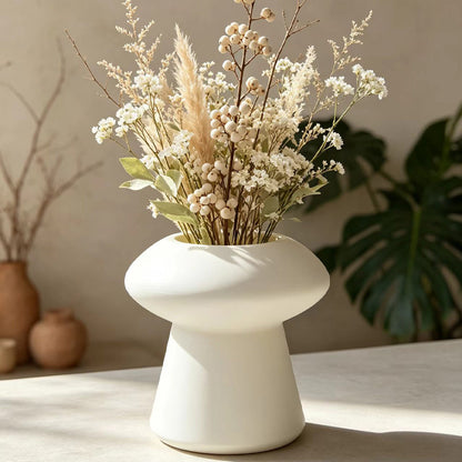 Zeitgenössische Skulpturierte Dekorative Vase Brehn