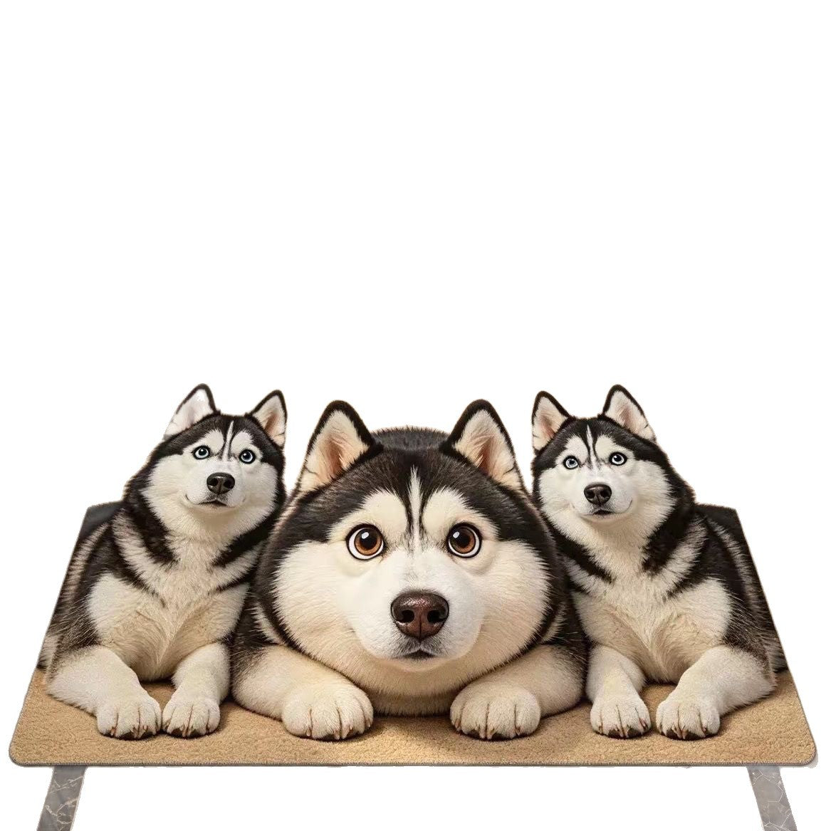 Corgi-Themen-Plüsch-Teppich Brehn