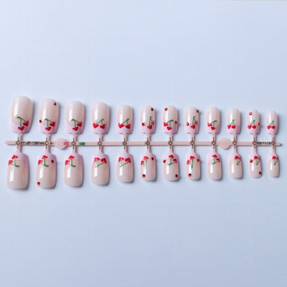 Kirsche-Themen Nagelkunst Set