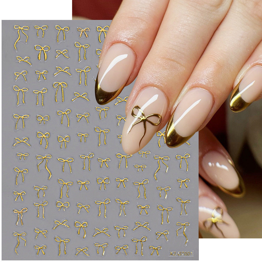Floral Decorative Nail Art Aufkleber