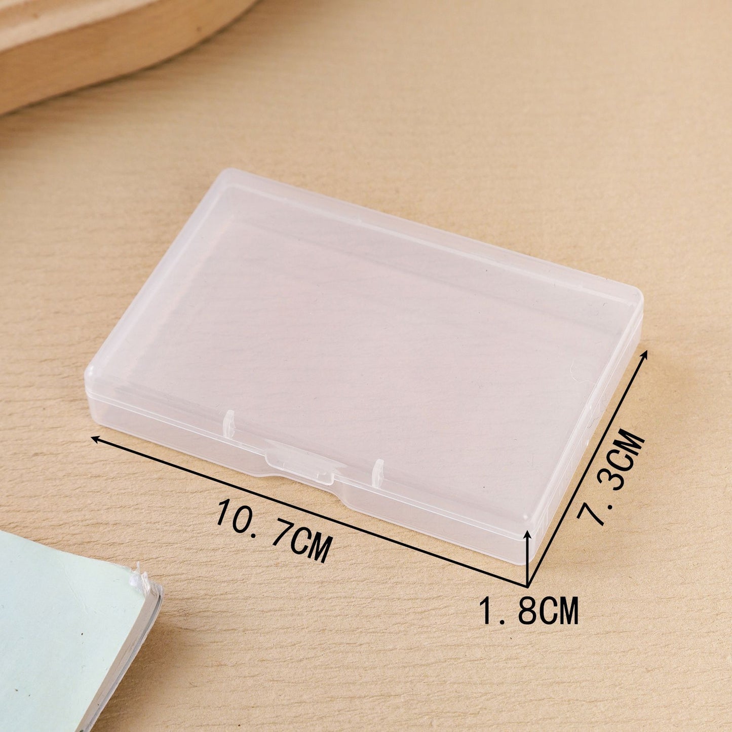 Kompakte klare Aufbewahrungsbox Brehn