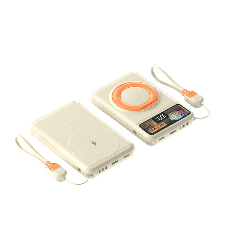 Tragbare Powerbank mit Schnellladefunktion und LED-Display Brehn