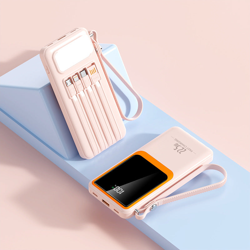 kompakte Powerbank mit digitalem Display Brehn