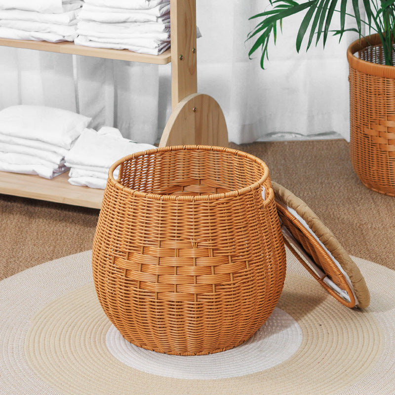 Woven Storage Ottoman Brehn