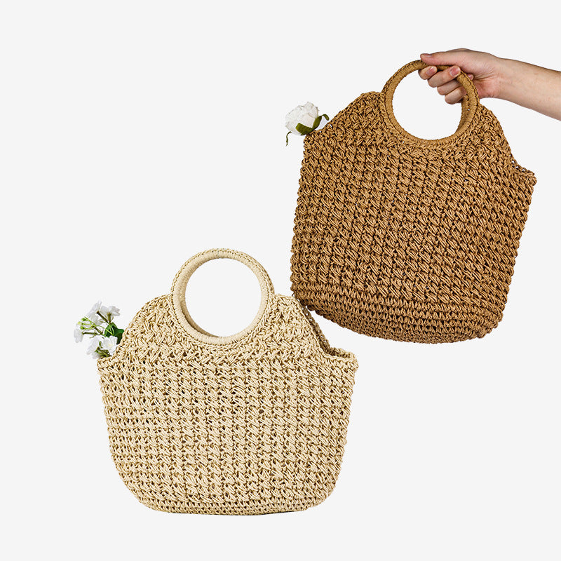 Damen Strandtasche im eleganten Makramee-Design Brehn