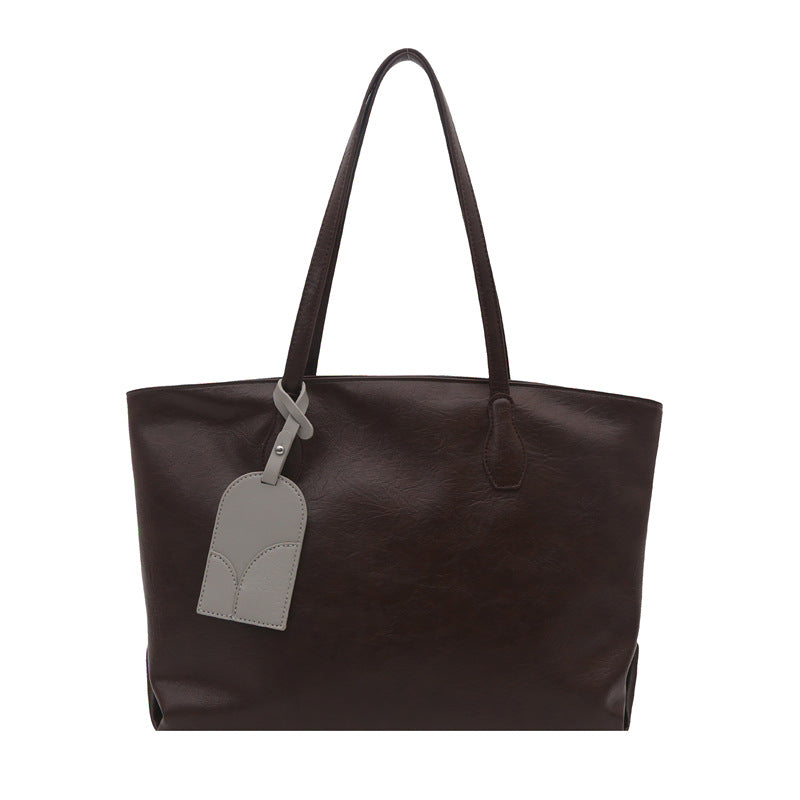 Elegante Faux-Leder Tote Bag