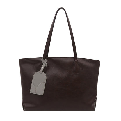 Elegante Faux-Leder Tote Bag