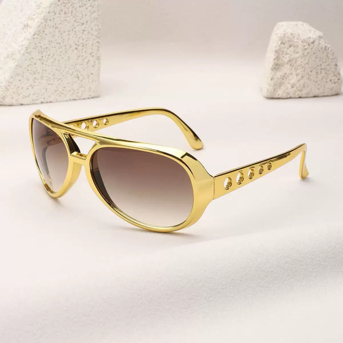 Glamouröse Übergroße Retro-Sonnenbrille Brehn
