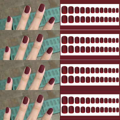 Matte Finish Press-On Nail Set Brehn 178815*10mm0162