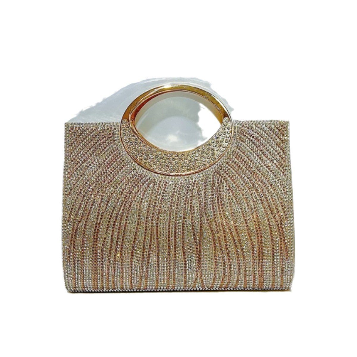 Glamouröse Abendhandtasche mit Strass-Design