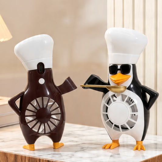 Damen Tischventilator im modernen Pinguin-Design Brehn