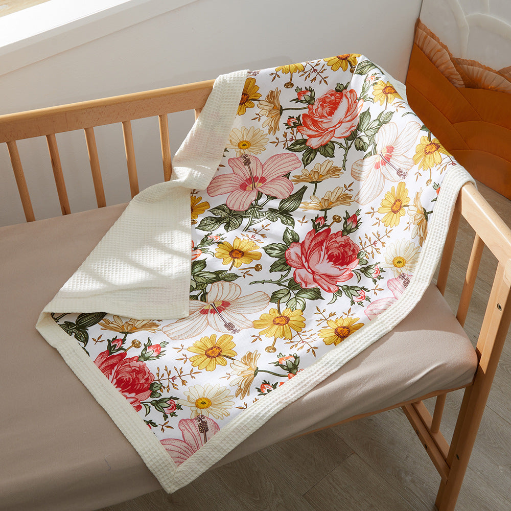 Blumenmuster Babydecke Brehn