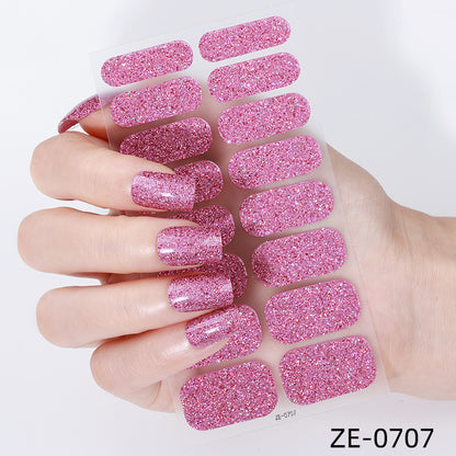 Glitter-Finish-Nagelüberzüge
