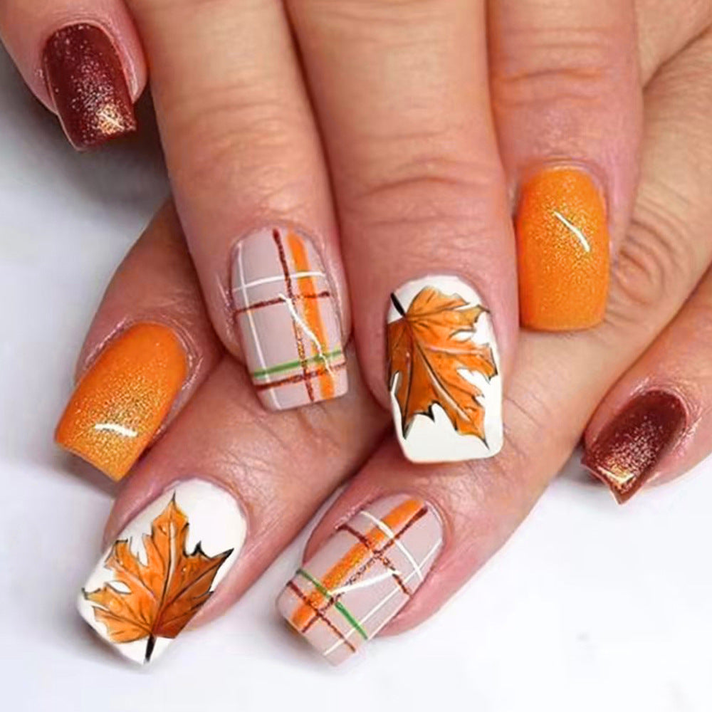Herbst-inspiriertes Nagelkunstset Brehn