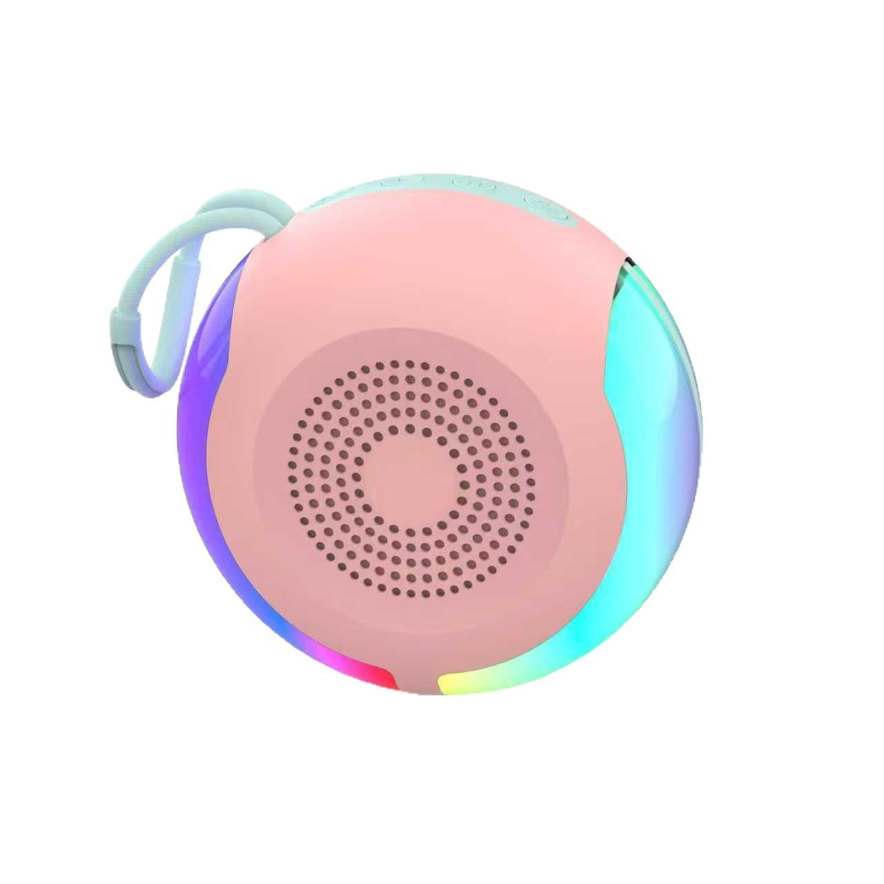 Unisex Tragbarer Bluetooth Lautsprecher mit LED-Lichteffekten Brehn