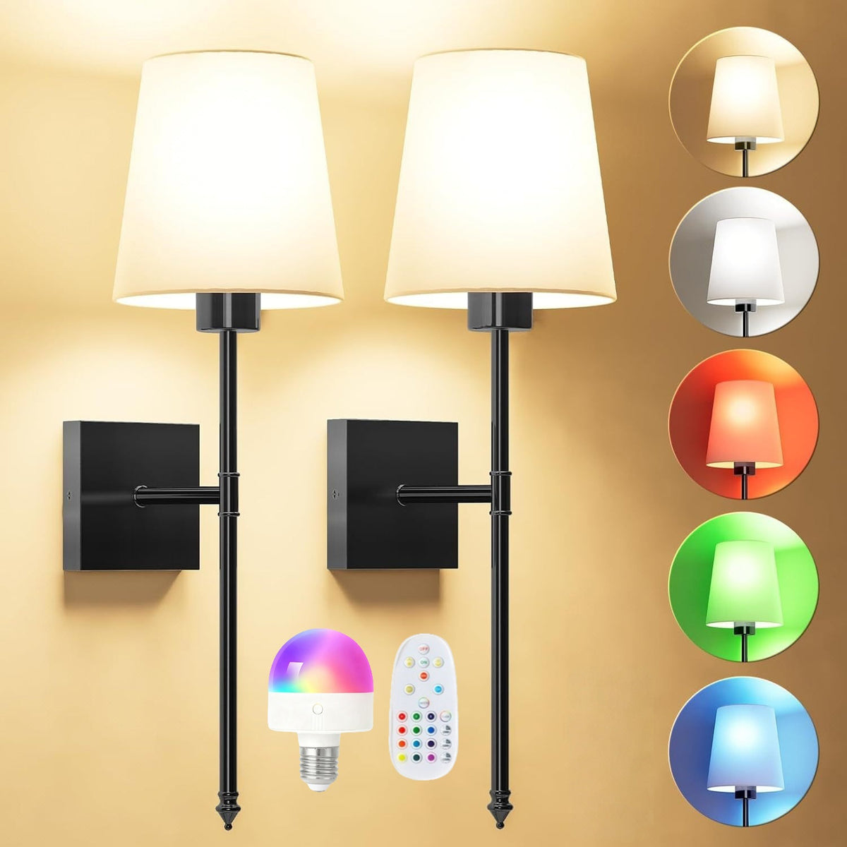 Verstellbare Smart LED Wandleuchten