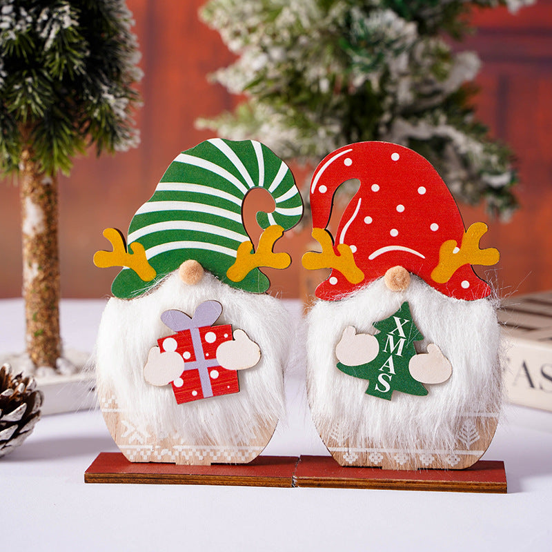Weihnachtsmann Dekofigur im rustikalen Design Brehn