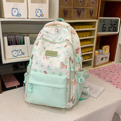 Verspielter Rucksack im Cartoon-Stil