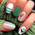 Künstlerisches botanisches Press-On-Nageldesign-Set Brehn