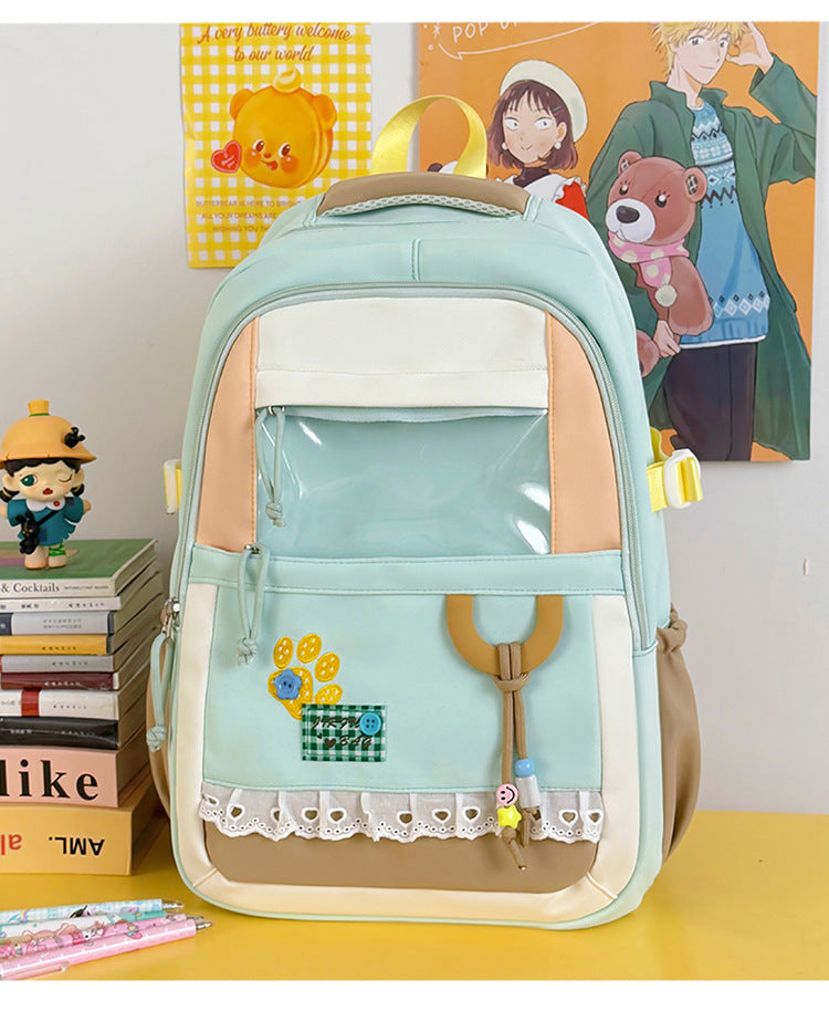 Verspielter Grafikdesign-Rucksack Brehn