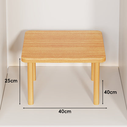 Verstellbarer Mehrhöhe Holz Monitorständer und Desktop Regal