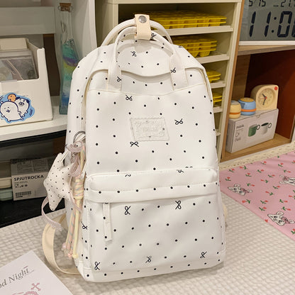 Stylischer gepunkteter Rucksack Brehn