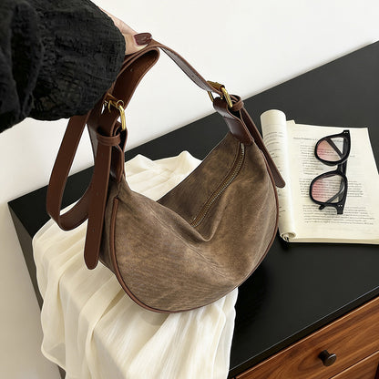 Funktionale weiche Stoff-Schultertasche