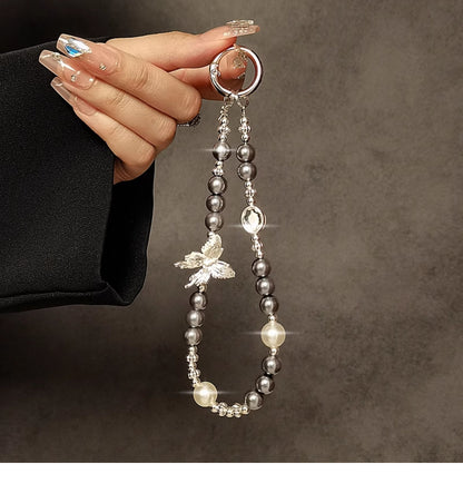 Eleganter Charm Perlen Schlüsselanhänger Brehn