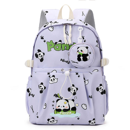 Verspielt Panda-Themen Rucksack