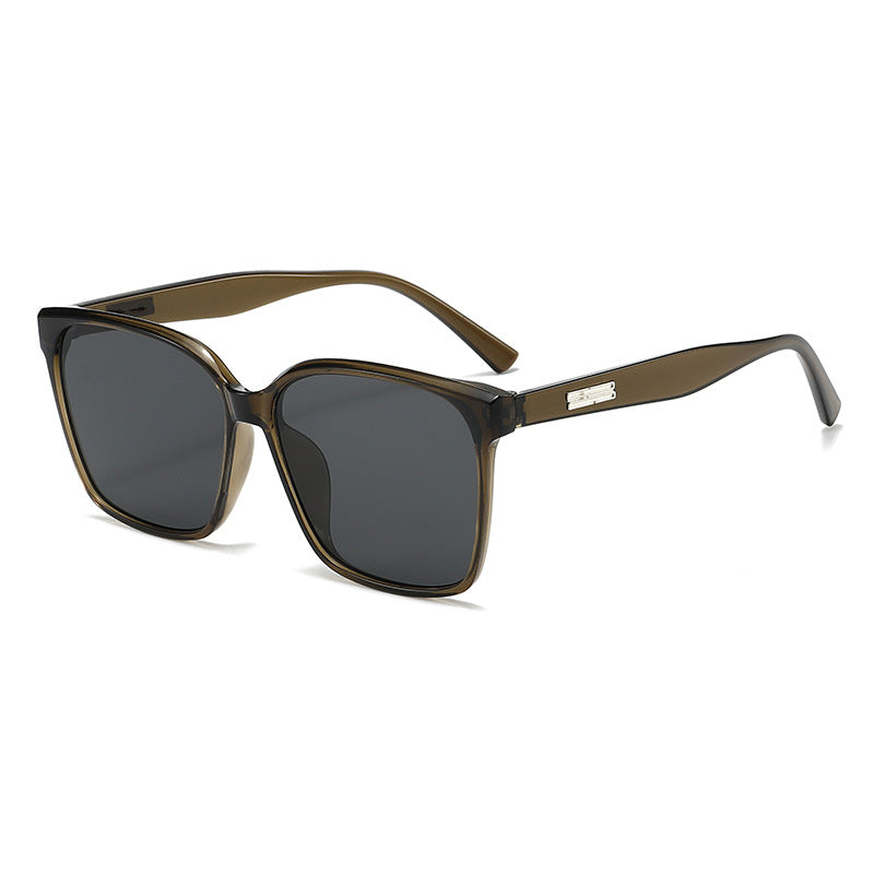 Übergroße quadratische Sonnenbrille