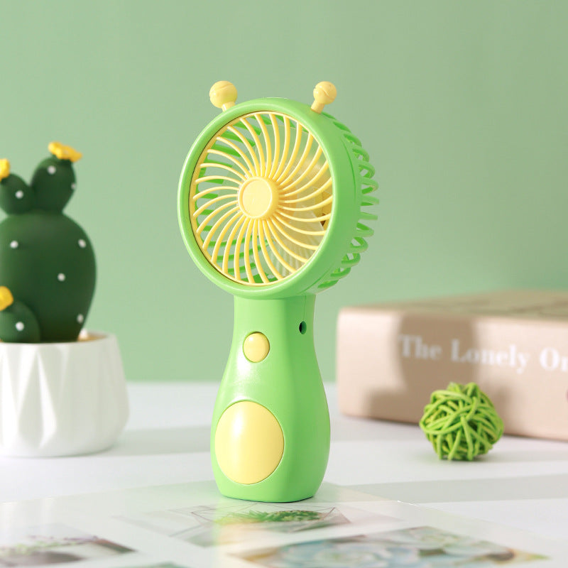 Unisex Mini Schneckenförmiger USB wiederaufladbarer Schreibtischventilator Brehn