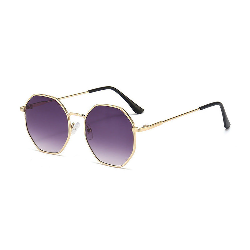 Damen Geometrische Sonnenbrille mit hochwertigen UV-Schutzgläsern Brehn