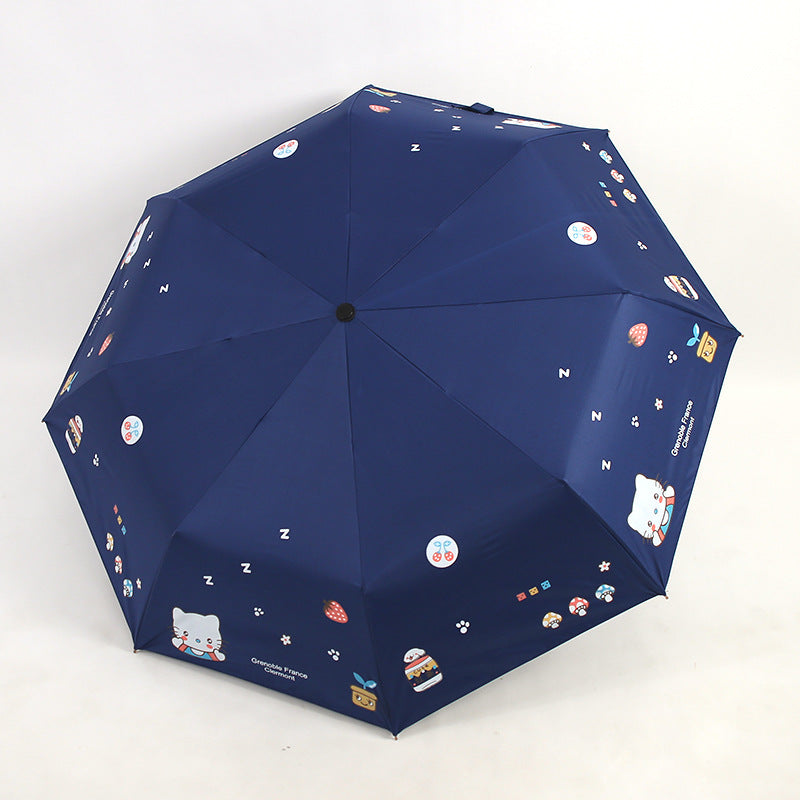 Damen Bunter Regenschirm Brehn