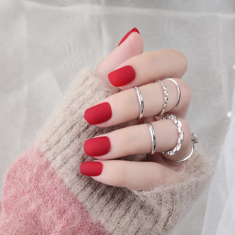 Matte Press-On Nagelset Brehn