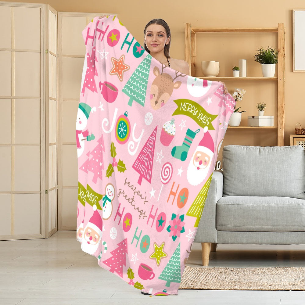 Gemütliche Halloween-Themen Fleece Decke