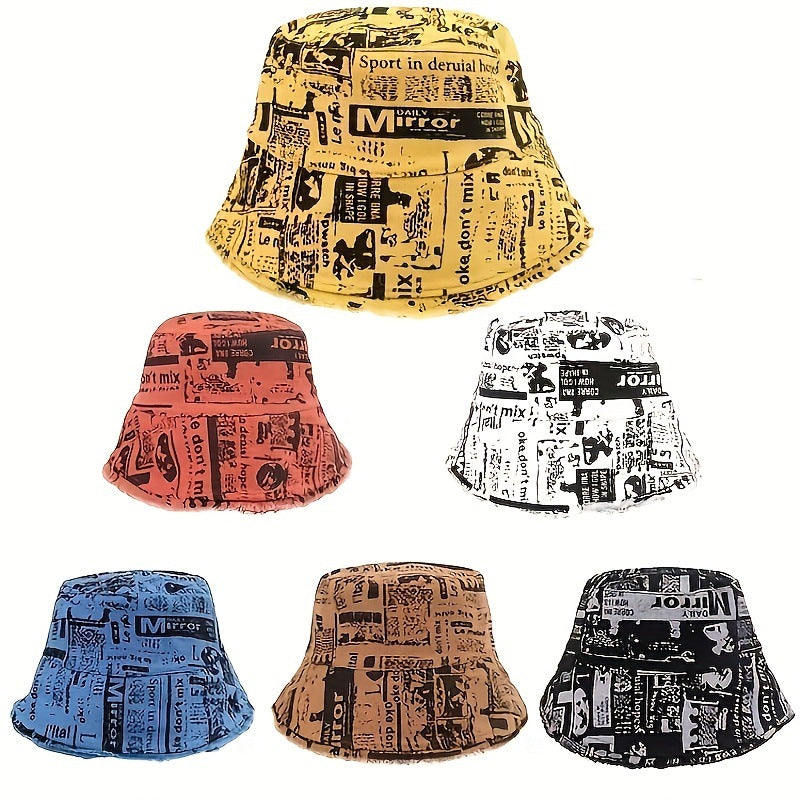 Stylischer Grafik-Bucket-Hut