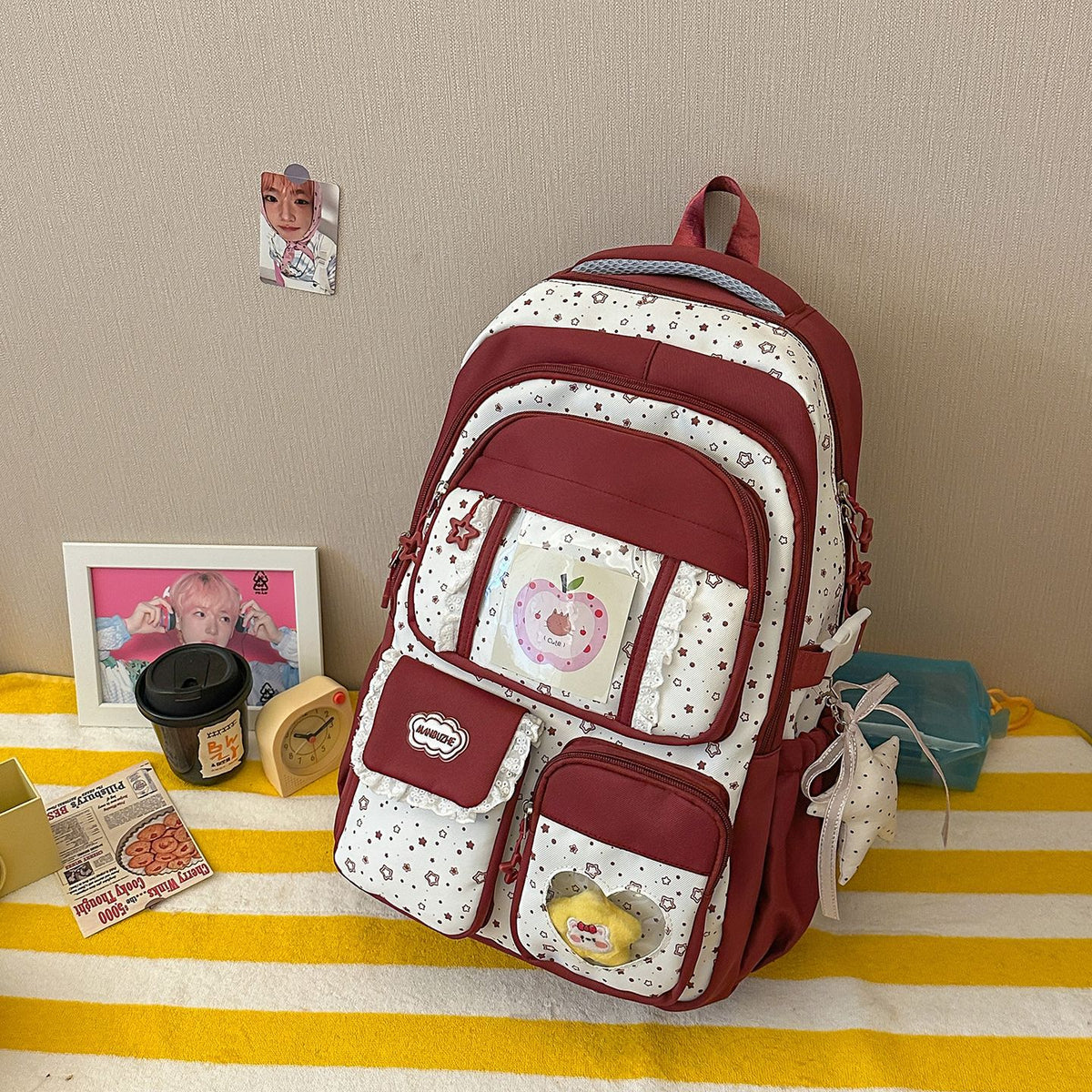 Stylischer Multifunktions-Schulrucksack Brehn