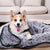 Damen Kuschelige Fleece-Decke mit modernem Punktedesign Brehn