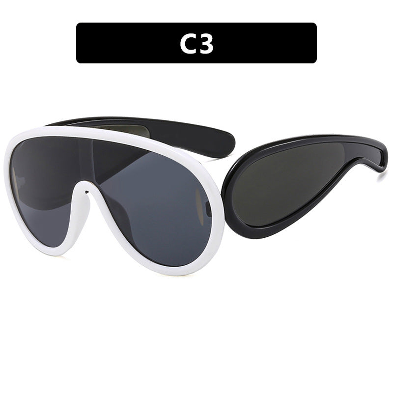 Damen modische Sonnenbrille mit abnehmbaren Gläsern Brehn