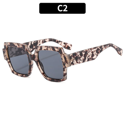 Futuristische künstlerische geometrische Sonnenbrille