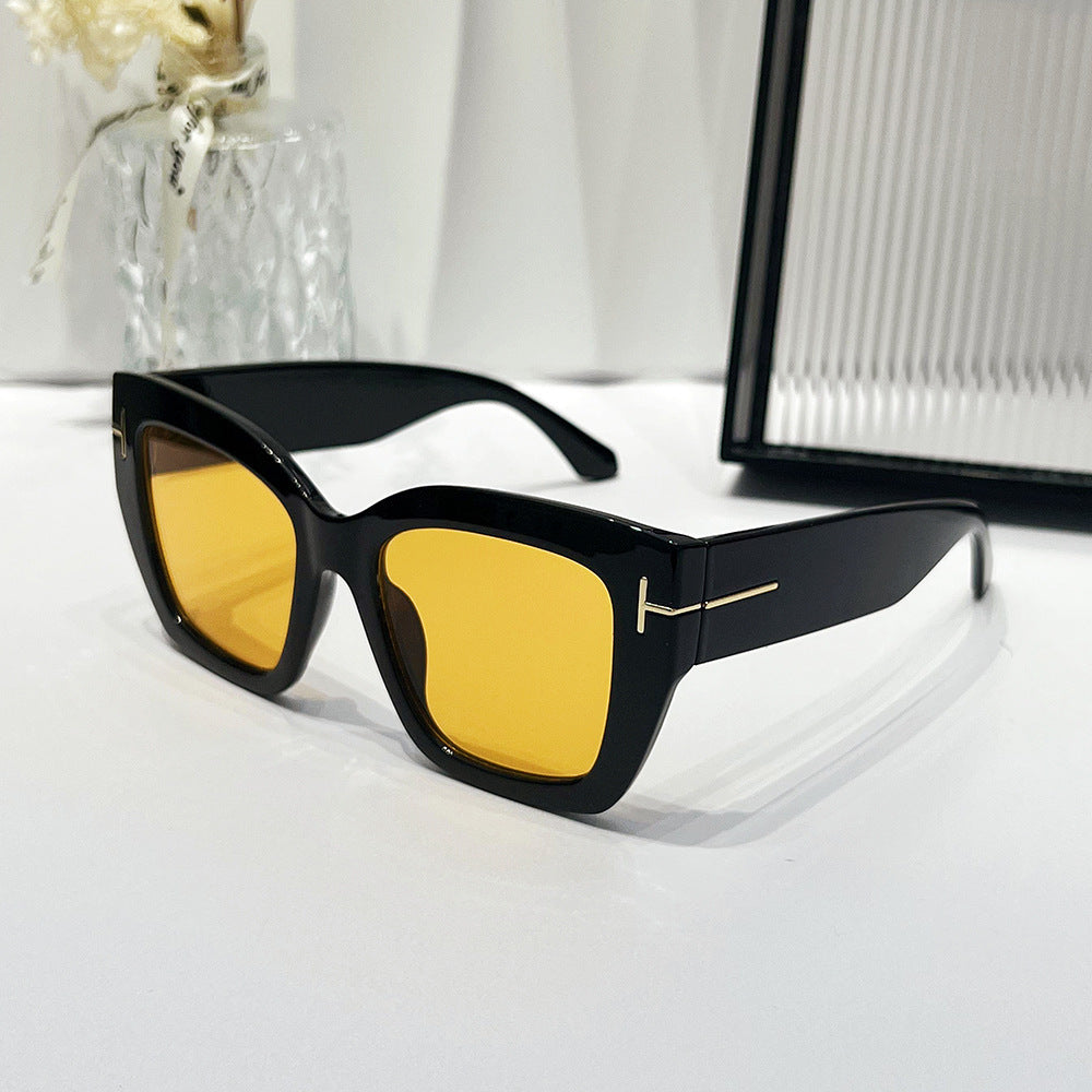Moderne Übergroße Quadratische Sonnenbrille Brehn