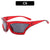 Bold Angular Shield Sonnenbrille